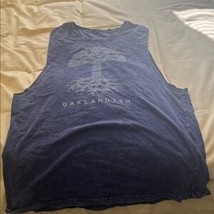 Oaklandish Blue Sleeveless Top
